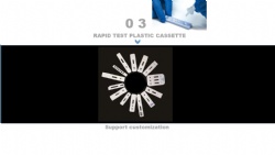 RAPID TEST PLASTIC CASSETTE