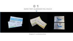 RAPID TEST ALUMINUM FOIL POUCH